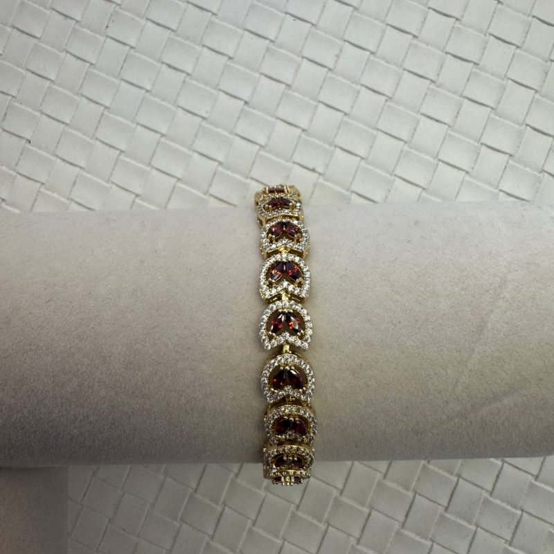6 to 7cm stainless steel woman with 5 microns of 14k gold