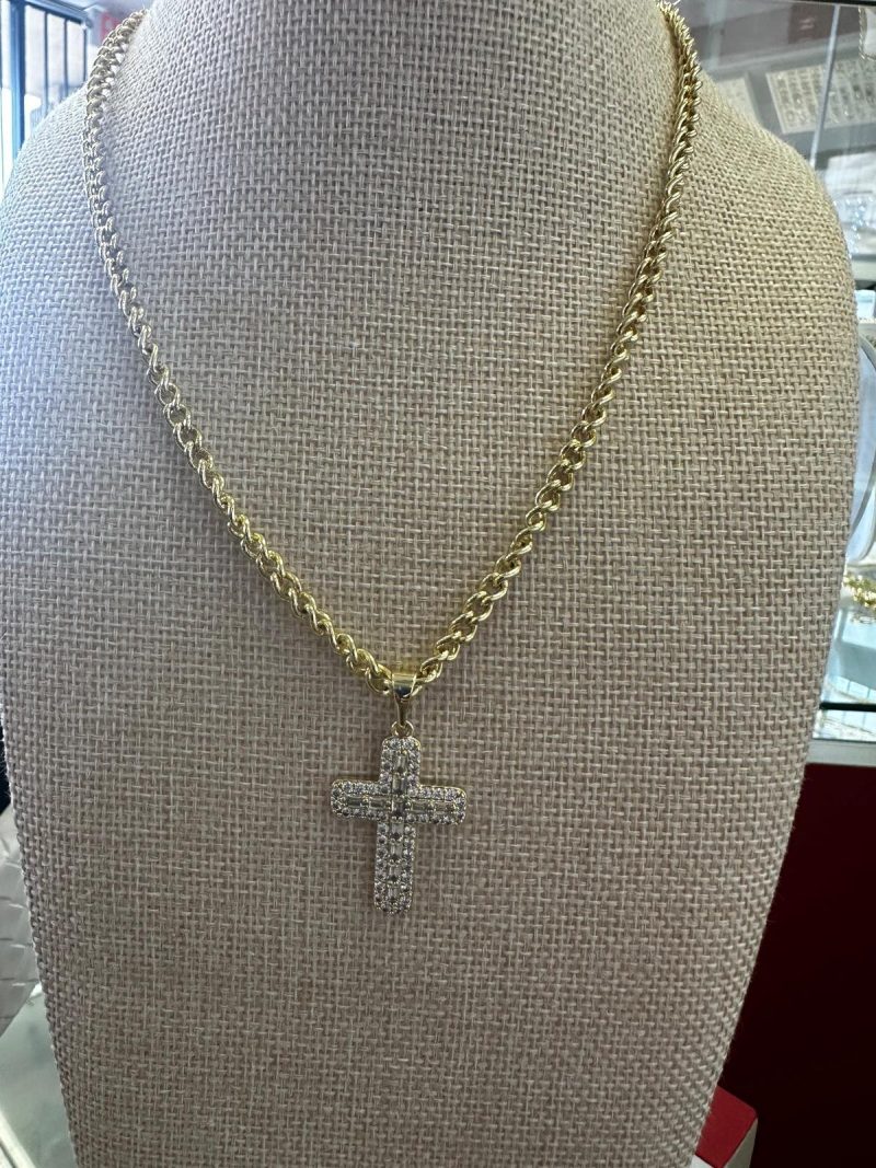 50 cm, Stainless steel with 5 microns of 14K gold
