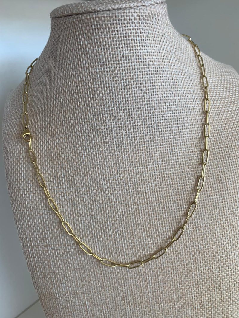 Stainless steel with 5 microns of 14k gold