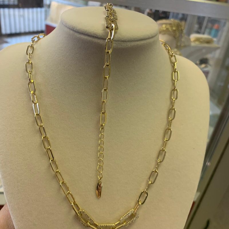 Stainless steel with 5 microns of 14k gold