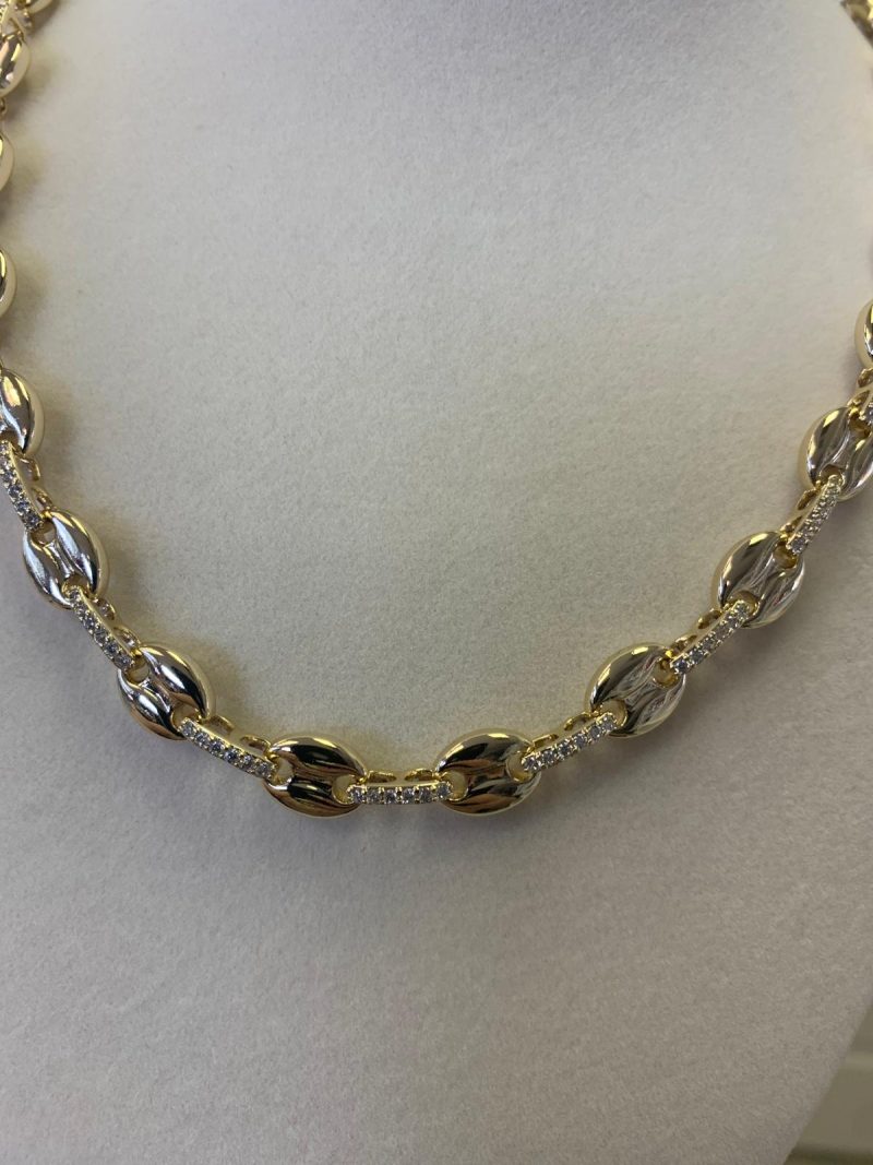 Stainless steel with 5 microns of 14k gold - Image 2